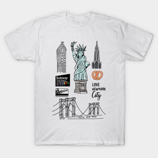 New York City Skyline T-Shirt